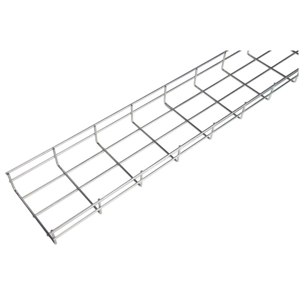 Marco 150mm x 55mm Steel Wire Basket Cable Tray Zinc (3m length