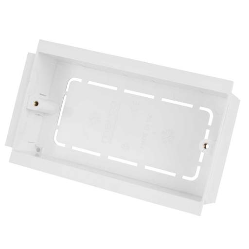 Marco 35mm 2 Gang Socket Box White (Sold in 1's)