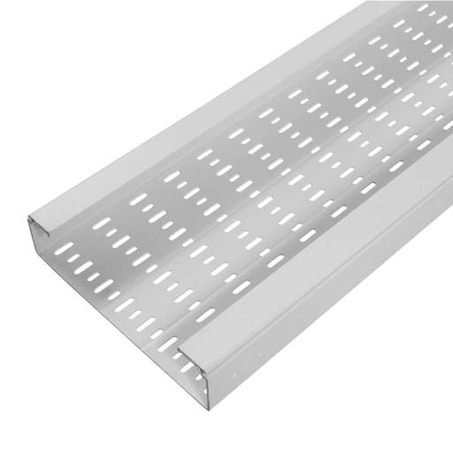 Marshall Tufflex 400mm x 100mm Perforated PVC Cable Tray (3m Length)