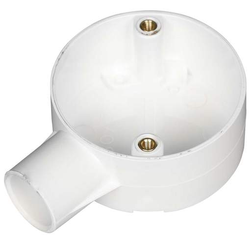 Marshall Tufflex 20mm Supertube LSOH Conduit Terminal Box White (Sold in 1's)