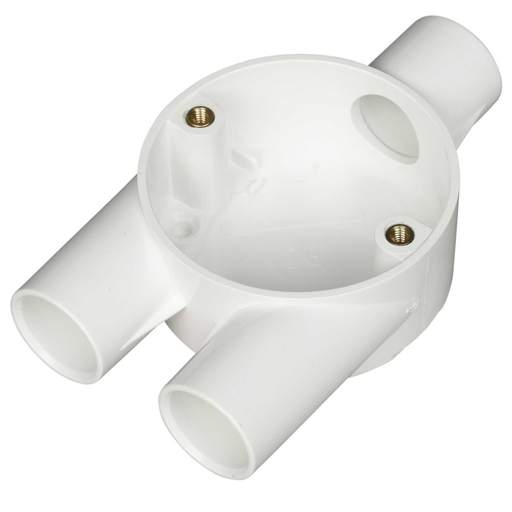 Marshall Tufflex 20mm PVC Conduit Y Box White (Sold in 1's)