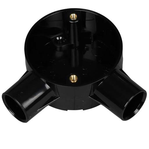 Marshall Tufflex 20mm PVC Conduit Angle Box Black (Sold in 1's)
