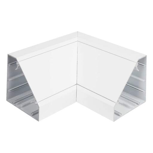 Marshall Tufflex 105mm x 105mm Internal Bend Aluminium White (Sold in 1's)