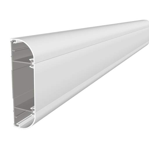 Marshall Tufflex Sterling Curve Profile 1 167mm x 50mm Dado Trunking White (3m Length)