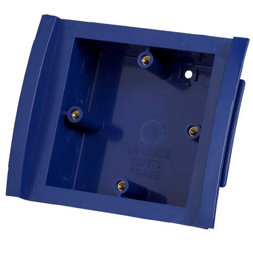 Marshall Tufflex 1 Gang 30mm Outlet Box Blue for Odyssey Trunking (Sold in 1's)