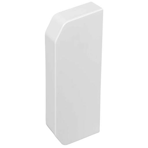 Marshall Tufflex Sterling Compact End Cap White (Sold in 1's)