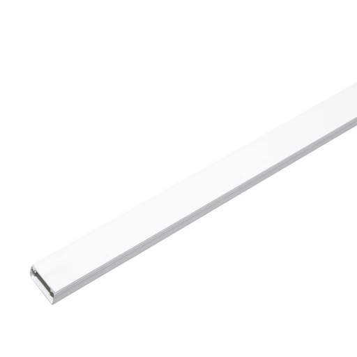 Marshall Tufflex 38mm x 25mm PVC Self Adhesive Mini Trunking White (2.4m Length)