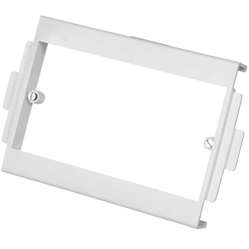 Marshall Tufflex 2 Gang Mounting Plate White (Sold in 1's)