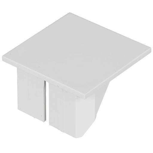 Marshall Tufflex 38mm x 38mm Mini Trunking End Cap White (Sold in 1's)