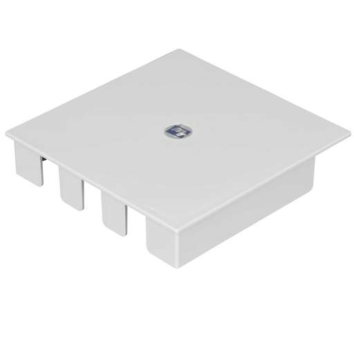 Marshall Tufflex 150mm x 150mm End Cap White (Sold in 1's)