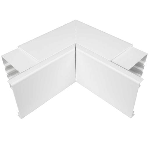 Marshall Tufflex 75mm x 75mm Internal Fabricated Bend White (Sold in 1's)