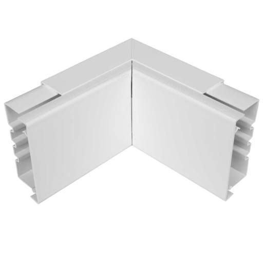 Marshall Tufflex 75mm x 75mm External Fabricated Bend White (Sold in 1's)