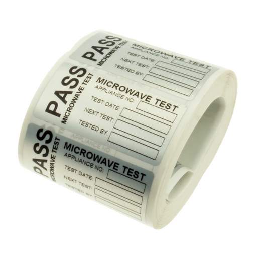 Martindale Microwave Test Pass Labels (Roll of 500)