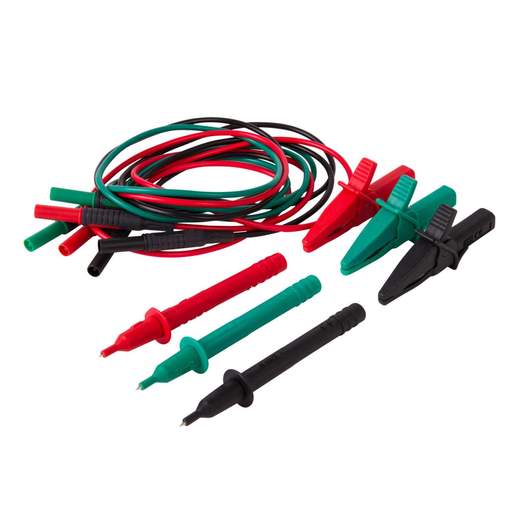 Martindale MARTL35 3 Wire Unfused Test Lead Set with Probes and Crocodile Clips