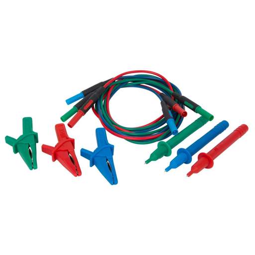 Martindale TL36 3 Wire Unfused Test Lead Set with Probes and Crocodile Clips