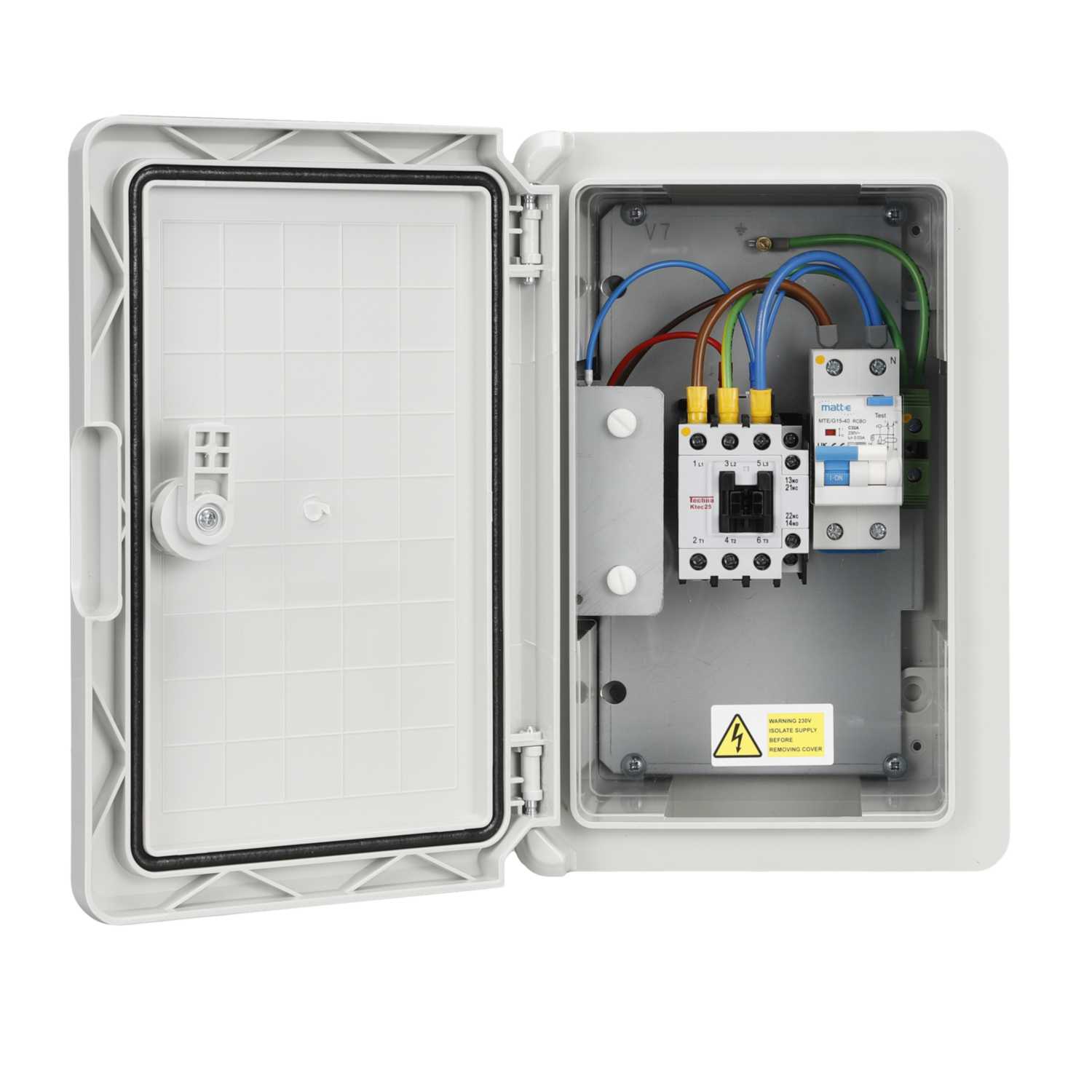 Matt:e 230V EV Voltage Monitoring and Protection Unit with Type A RCBO ...