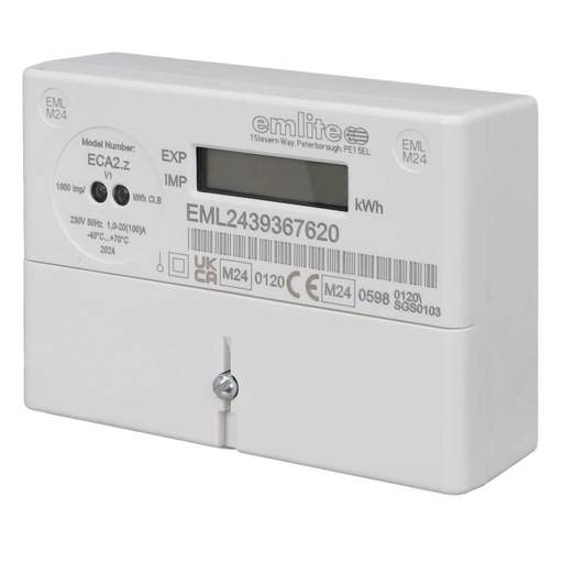 MCG 100A Single Phase Direct Connected MID kWh Meter