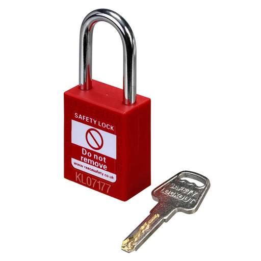 MCG Red Safety Padlock
