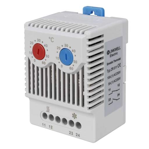Linkwell Electric 0-60ºC 1NC+1NO Dual Thermostat