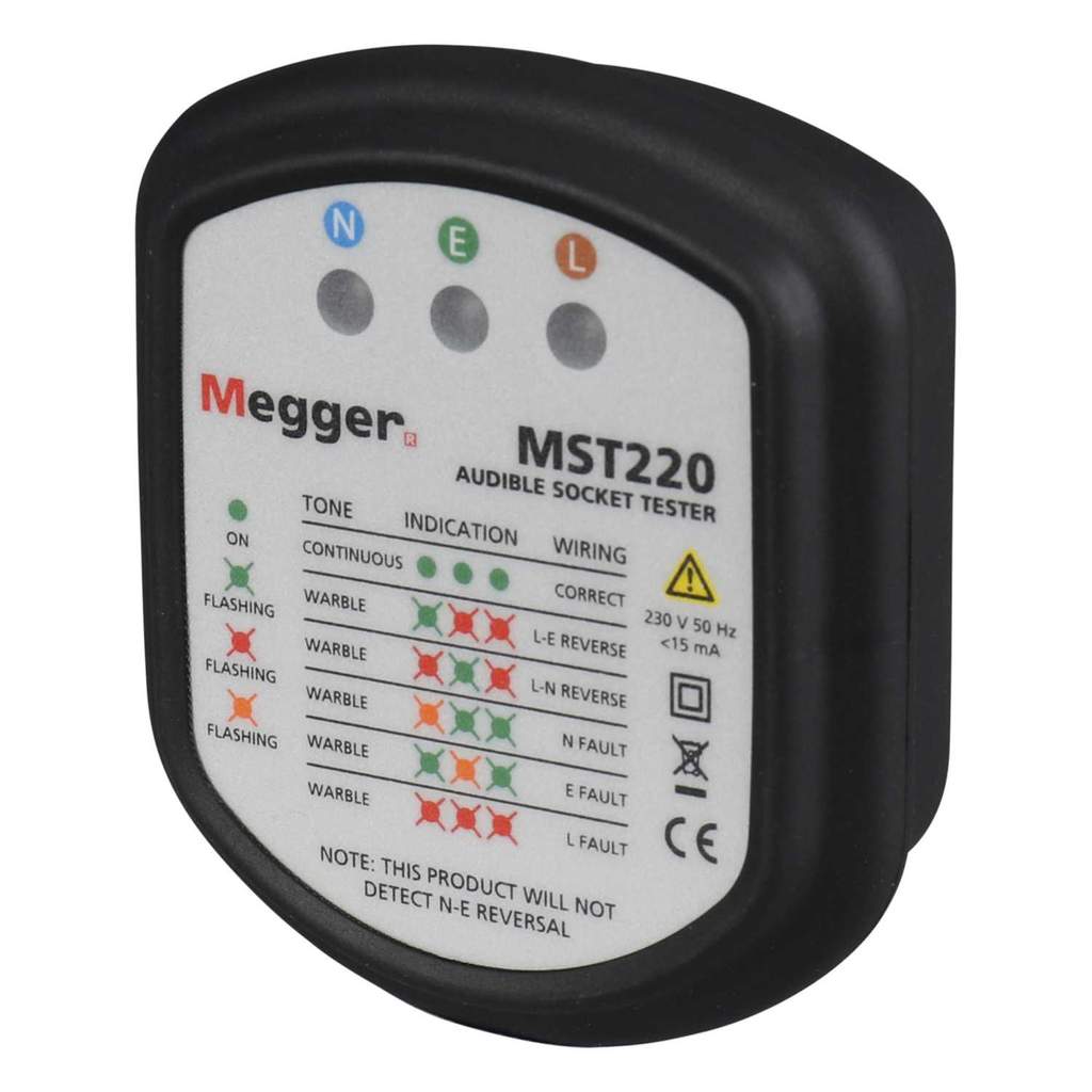 marUmanSoIe・MST220・ Megger MST220 Audible Socket Tester (MST220) | CEF