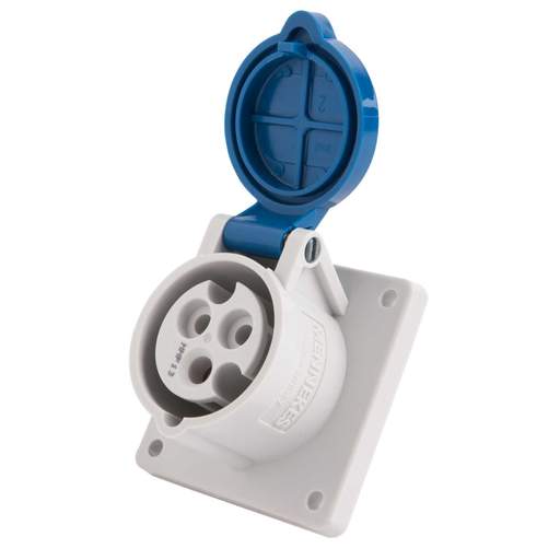 Mennekes 16A 2P+E 230V Panel Mounted Socket IP44