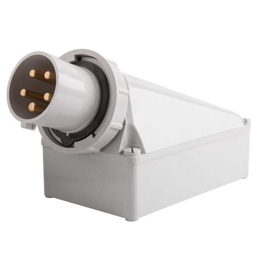 Mennekes 125A 3P+N+E 415V Wall Mounted Appliance Inlet IP67