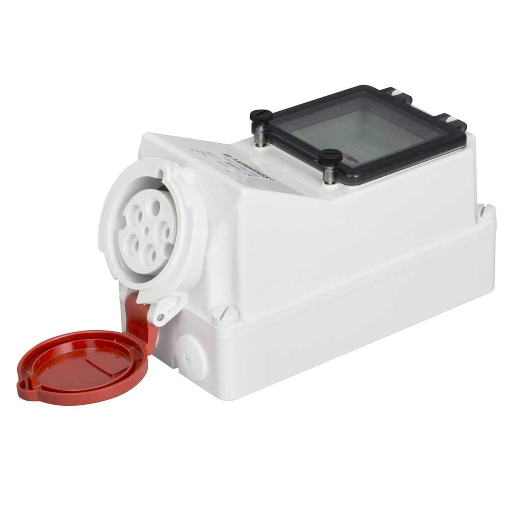 Mennekes 32A 3P+N+E 415V RCD Protected Socket IP44 (7313) | CEF