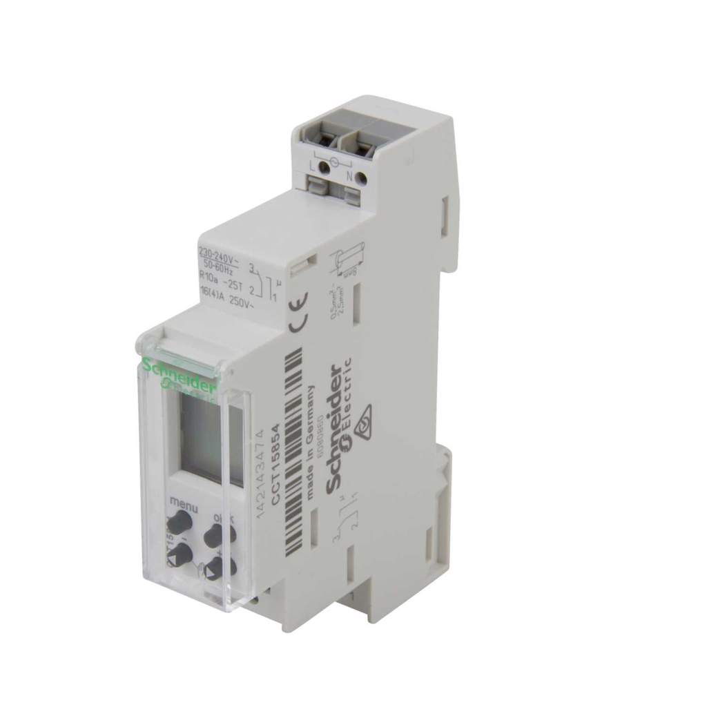 Schneider Electric CCT15854 Programmateur horaire pour rail numérique 230 V - Electronic France
