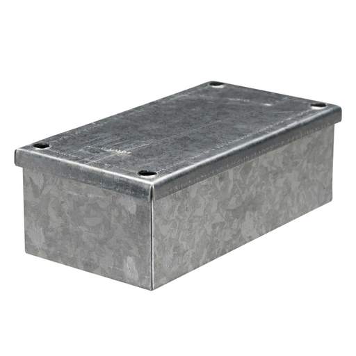 Metpro 150mm x 75mm x 50mm Galvanised Adaptable Box Plain