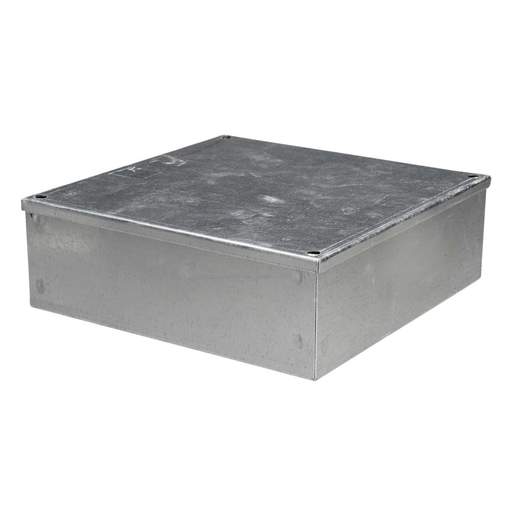 Metpro 225mm x 225mm x 75mm Galvanised Adaptable Box Plain (AB20G) | CEF