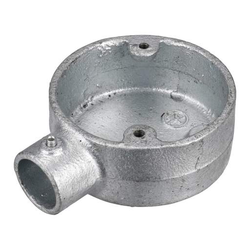 Metpro Conlok® 20mm Galv End Box with Screw (Sold in 1's)