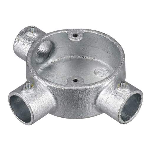 Metpro Conlok® 20mm Galv Tee Box with Screw (Sold in 1's)