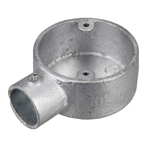 Metpro Conlok® 25mm Galv End Box with Screw (Sold in 1's)