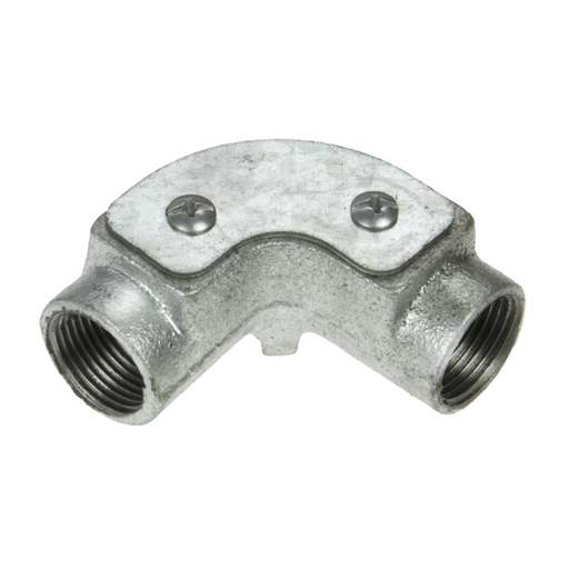 Metpro 25mm Inspection Elbow Galvanised (Sold in 1's)