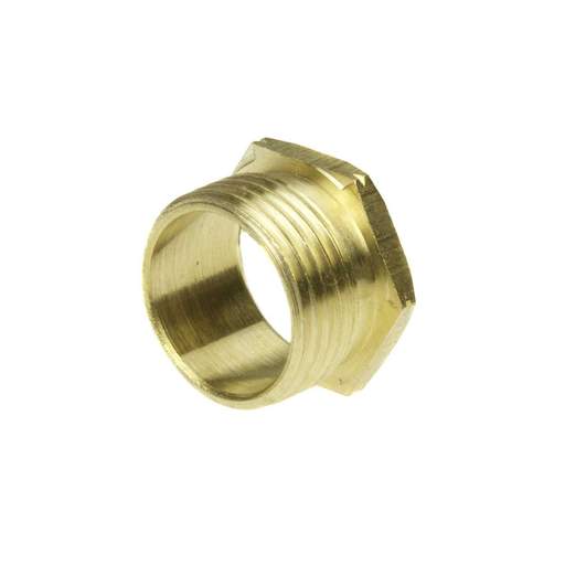 Metpro 20mm Short Male Bush Brass (Sold in 1's)