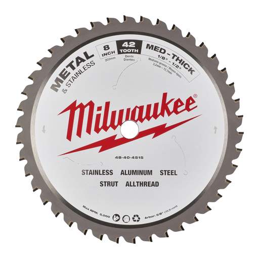 Milwaukee 203mm Metal Circular Saw Blade