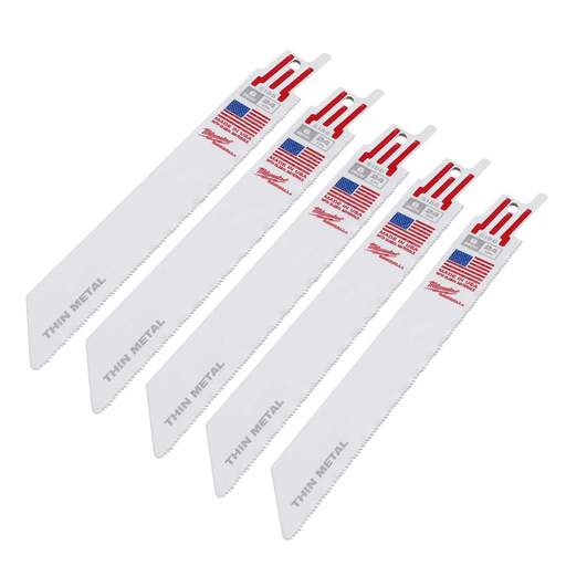 Milwaukee 150mm 24TPi Metal Saw Blade (Pack of 5)
