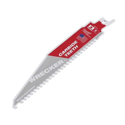Milwaukee 150mm 6TPi Sawzall Multi Material Wrecker Saw Blade (Sold in 1's)