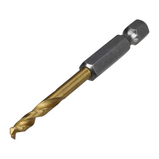 Milwaukee SHOCKWAVE™ 4mm Red Hex HSS Titanium Nitride Drill Bit (Pack of 2)