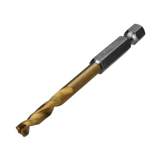 Milwaukee SHOCKWAVE™ 4.8mm Red Hex HSS Titanium Nitride Drill Bit