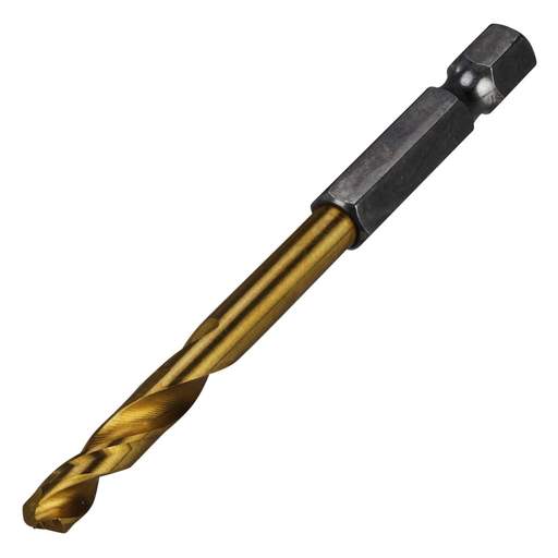 Milwaukee SHOCKWAVE™ 5mm Red Hex HSS Titanium Nitride Drill Bit