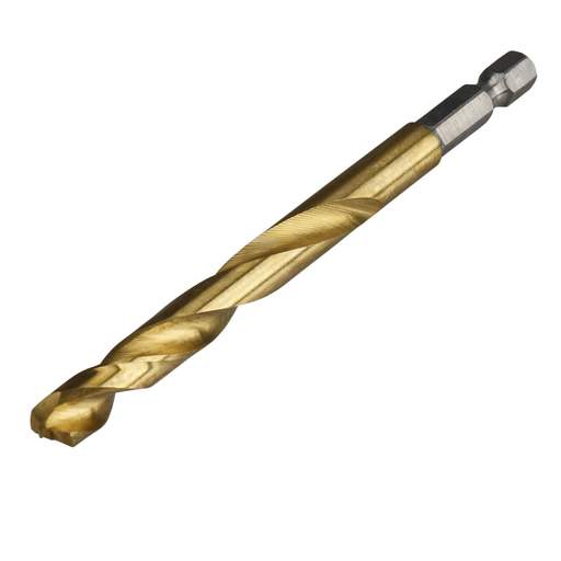 Milwaukee SHOCKWAVE™ 8mm Red Hex HSS Titanium Nitride Drill Bit