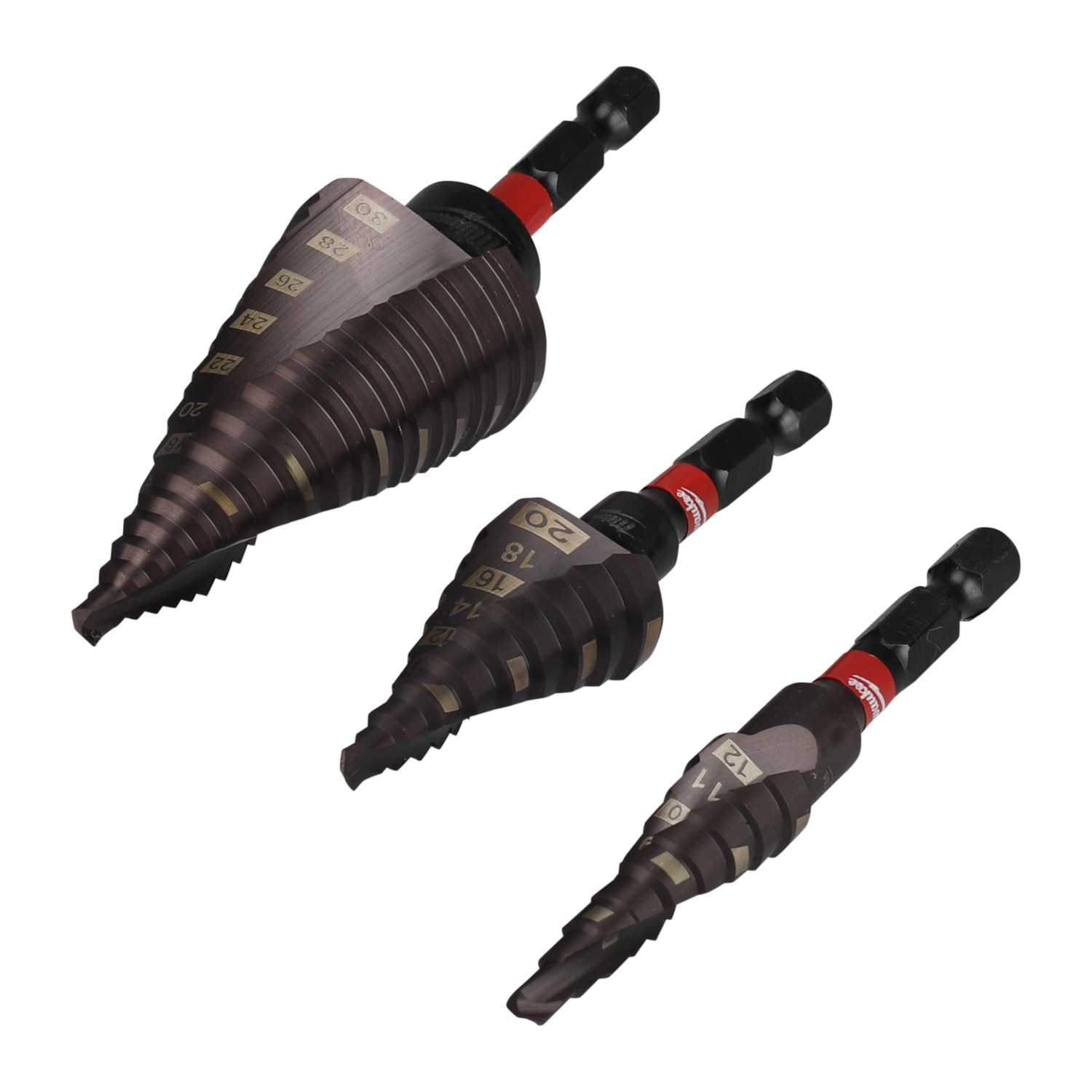 48899266 Milwaukee 3 Piece SHOCKWAVE™ Step Drill Set (48899266) | CEF