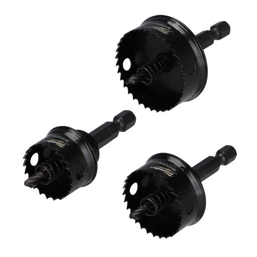 Milwaukee 3 Piece SHOCKWAVE™ Impact Holesaw Set
