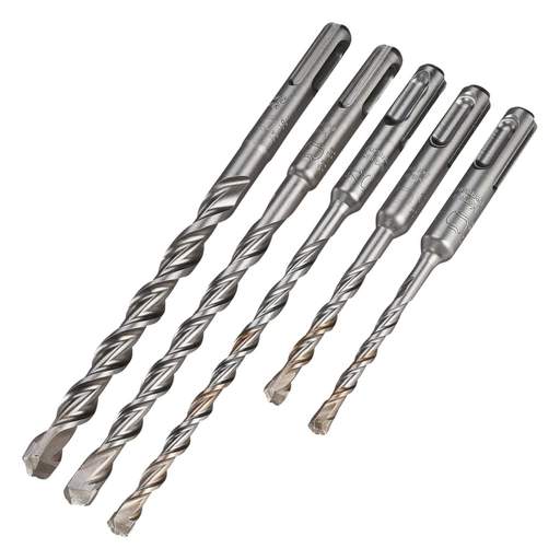 Milwaukee 5 Piece SDS Plus M2 Drill Bit Set