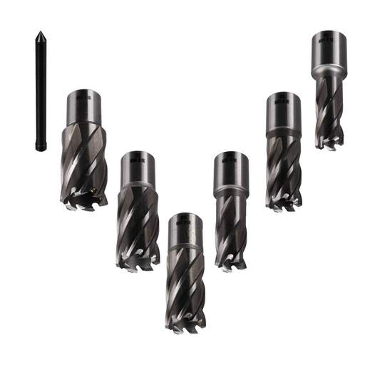 Milwaukee 6 Piece HSS Annular Cutter Set
