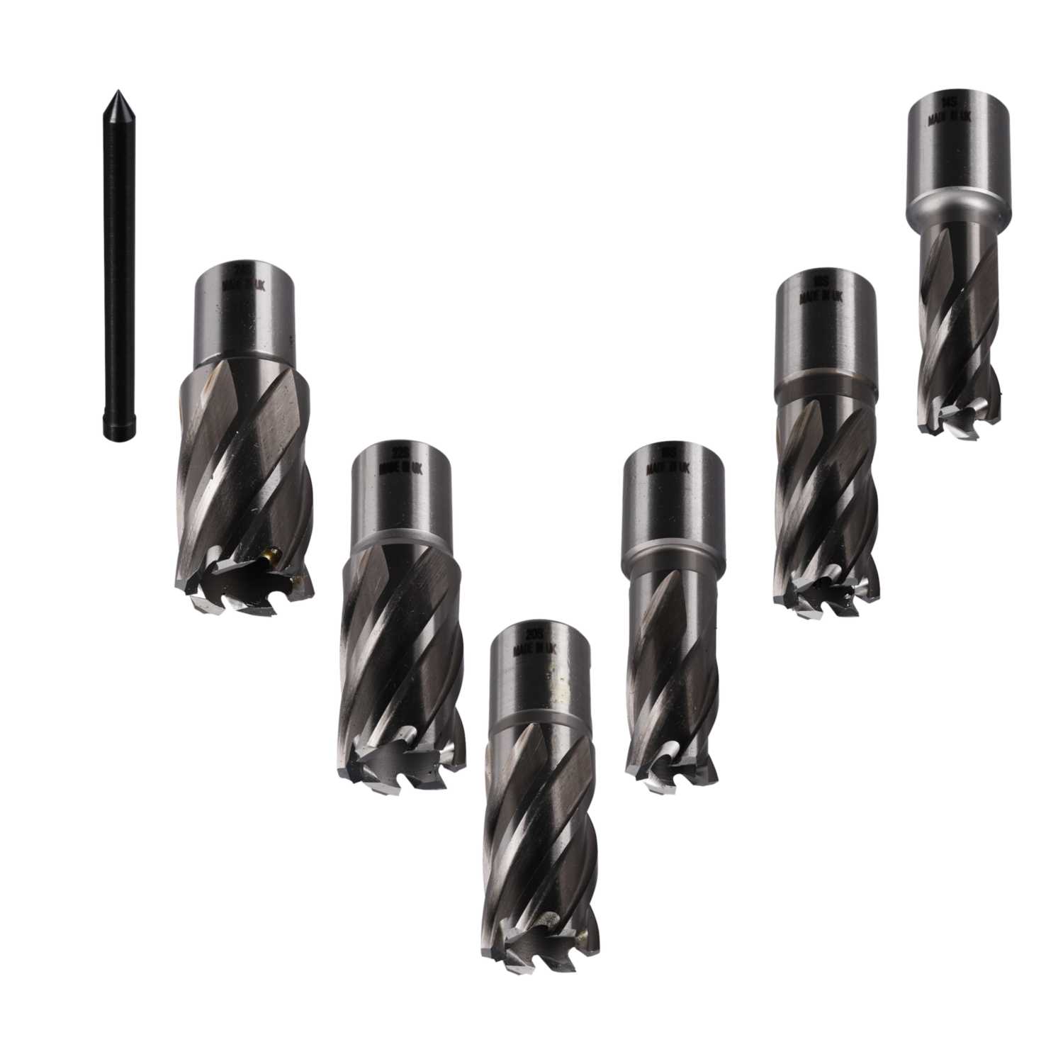 Milwaukee 6 Piece HSS Annular Cutter Set (4932372533) CEF