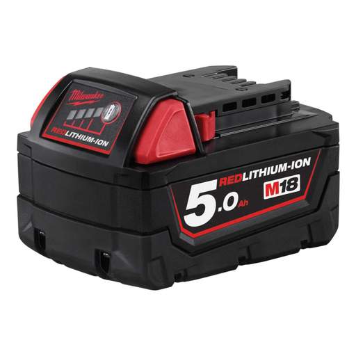Milwaukee M18B5 18V 5.0Ah Red Lithium-Ion Battery