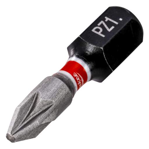 Milwaukee SHOCKWAVE™ PZ1 x 25mm CD Tic Tac Impact Duty Screwdriver Bit (Pack of 25)