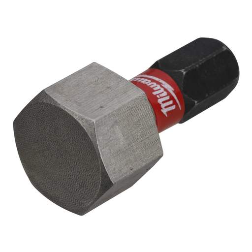 Milwaukee 25mm SHOCKWAVE™ 12mm Hex Screwdriver Bit (Pack of 2)